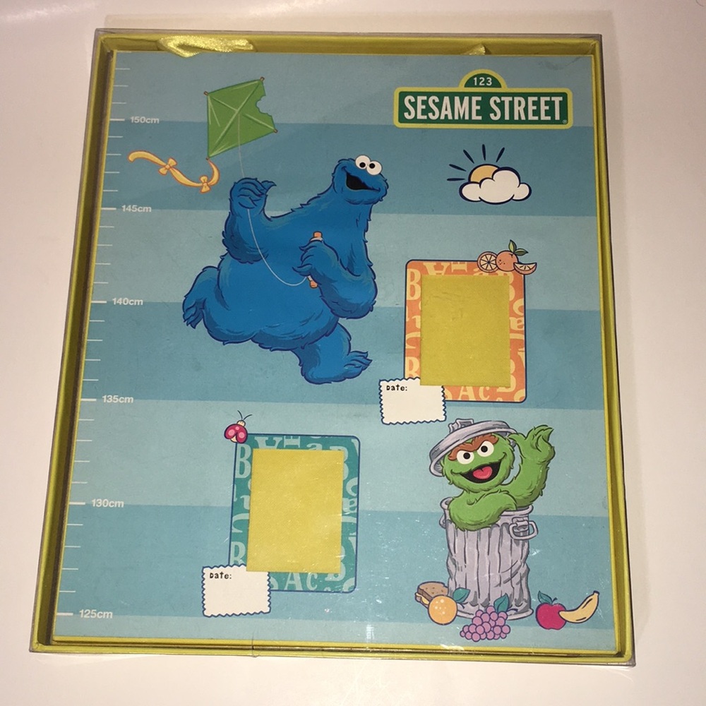 Sesame Street Photo Height Chart NWT